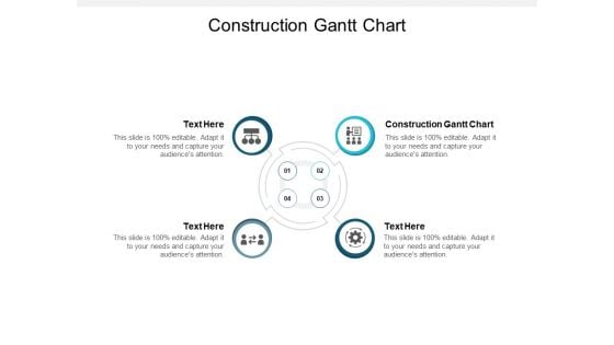 Construction Gantt Chart Ppt PowerPoint Presentation Show Vector Cpb