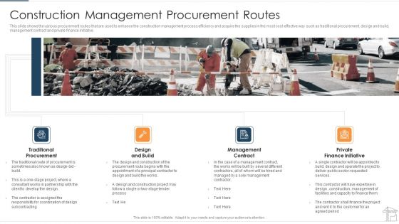 Construction Management Procurement Routes Brochure PDF