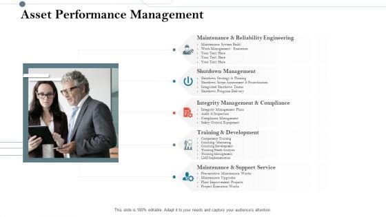 Construction Management Services And Action Plan Asset Performance Management Formats PDF