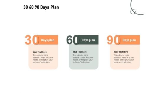 Construction Production Facilities 30 60 90 Days Plan Ppt Professional Templates PDF