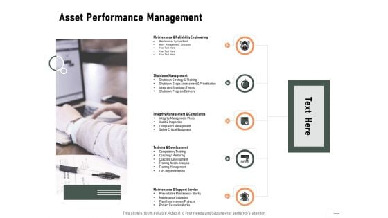 Construction Production Facilities Asset Performance Management Slides PDF