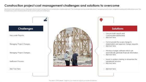Construction Project Cost Management Challenges And Solutions To Overcome Structure PDF Construction Project Cost Management Challenges And Solutions To Overcome Structure PDF