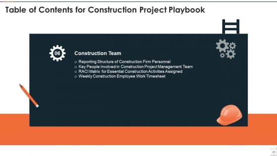 Construction Project Playbook Ppt PowerPoint Presentation Complete Deck With Slides