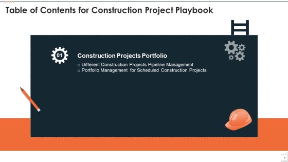 Construction Project Playbook Ppt PowerPoint Presentation Complete Deck With Slides Slide05