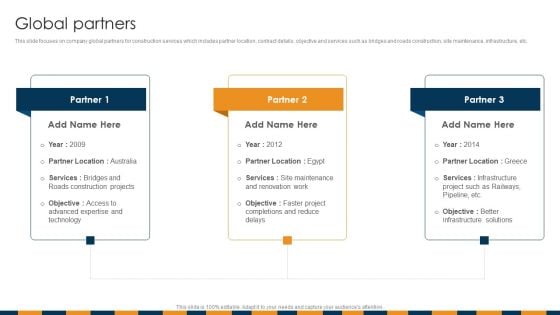Construction Services Company Profile Global Partners Download PDF