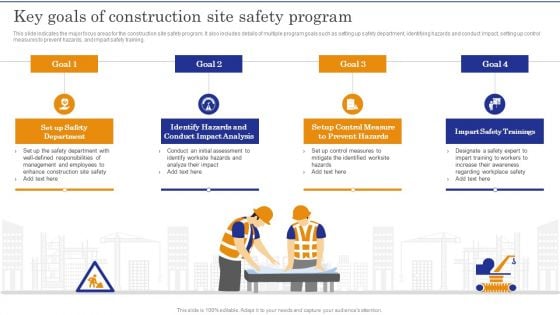 Construction Site Safety Measure Key Goals Of Construction Site Safety Program Rules PDF