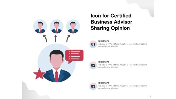 Consultant Icon Business Advisor Financial Ppt PowerPoint Presentation Complete Deck