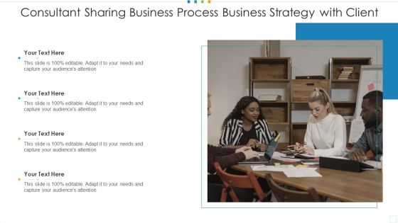 Consultant Sharing Business Process Business Strategy With Client Clipart PDF