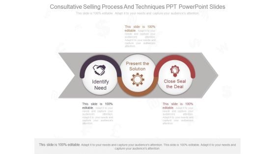 Consultative Selling Process And Techniques Ppt Powerpoint Slides