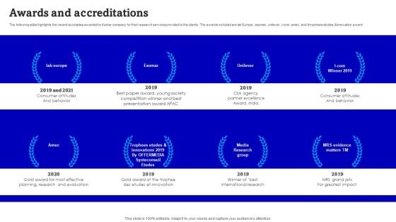 Consulting Firm Business Profile Awards And Accreditations Diagrams PDF Consulting Firm Business Profile Awards And Accreditations Diagrams PDF