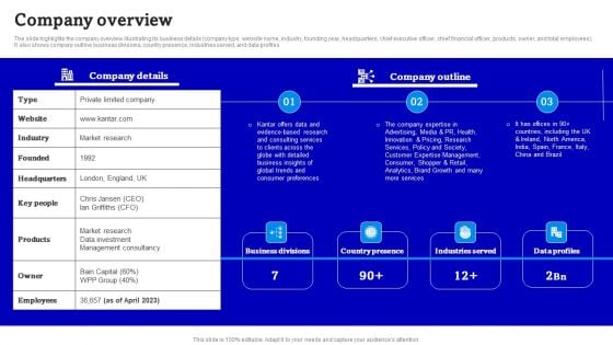 Consulting Firm Business Profile Company Overview Professional PDF