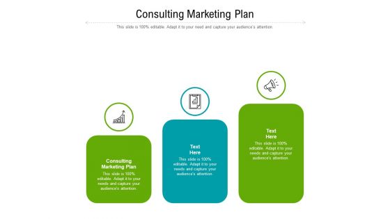 Consulting Marketing Plan Ppt PowerPoint Presentation Ideas Infographics Cpb Pdf