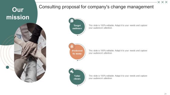 Consulting Proposal For Companys Change Management Ppt PowerPoint Presentation Complete Deck With Slides Slide21