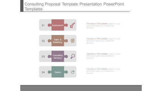Consulting Proposal Template Presentation Powerpoint Templates