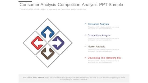 Consumer Analysis Competition Analysis Ppt Sample