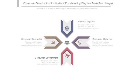 Consumer Behavior And Implications For Marketing Diagram Powerpoint Images