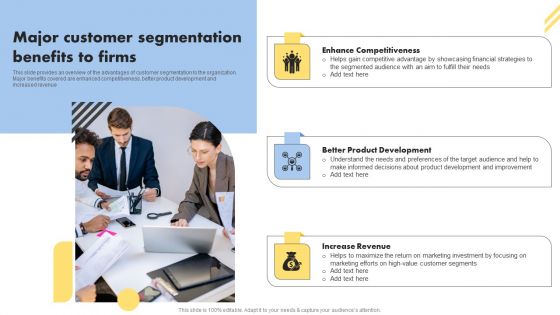 Consumer Buying Behavior Major Customer Segmentation Benefits To Firms Rules PDF