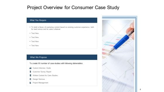 Consumer Case Study Proposal Ppt PowerPoint Presentation Complete Deck With Slides