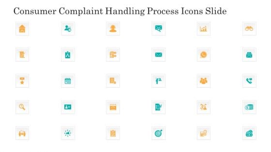 Consumer Complaint Handling Process Icons Slide Ppt Styles Infographic Template PDF