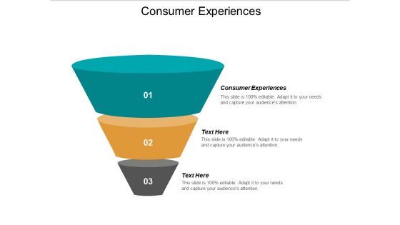Consumer Experiences Ppt PowerPoint Presentation Ideas Background Images Cpb