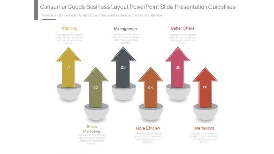 Consumer Goods Business Layout Powerpoint Slide Presentation Guidelines