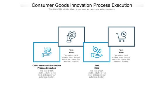 Consumer Goods Innovation Process Execution Ppt PowerPoint Presentation Slides Download Cpb Pdf