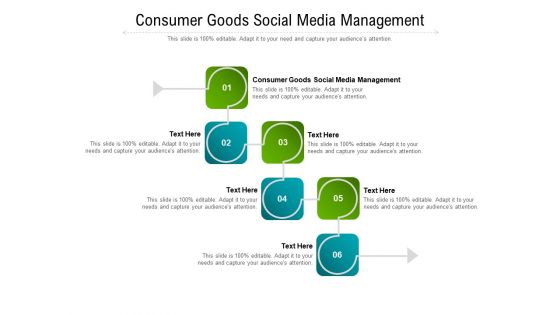 Consumer Goods Social Media Management Ppt PowerPoint Presentation Styles Professional Cpb Pdf