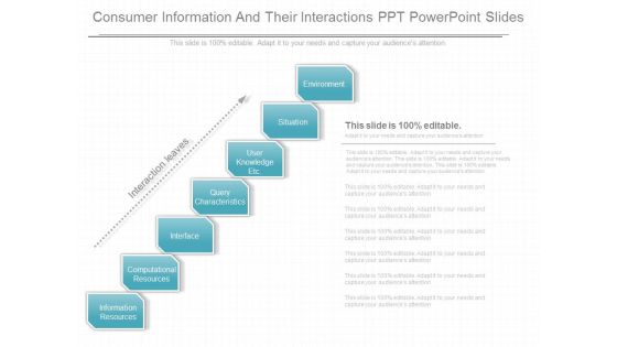 Consumer Information And Their Interactions Ppt Powerpoint Slides