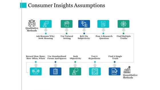Consumer Insights Assumptions Ppt PowerPoint Presentation Visual Aids Layouts