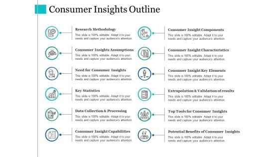 Consumer Insights Outline Ppt PowerPoint Presentation Icon Example File