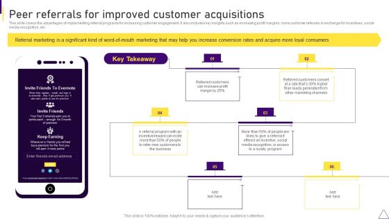 Consumer Journey Mapping Techniques Peer Referrals For Improved Customer Acquisitions Introduction PDF