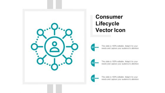 Consumer Lifecycle Vector Icon Ppt Powerpoint Presentation Inspiration Infographics