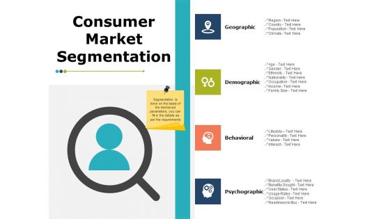 Consumer Market Segmentation Ppt PowerPoint Presentation Slides Show