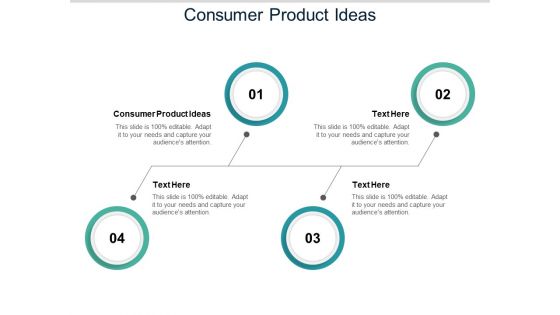 Consumer Product Ideas Ppt PowerPoint Presentation Outline Icons Cpb