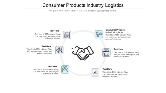 Consumer Products Industry Logistics Ppt PowerPoint Presentation Outline Introduction Cpb Pdf