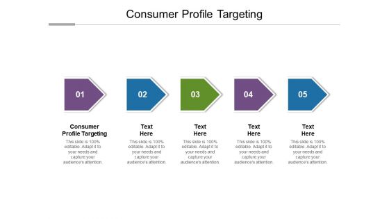 Consumer Profile Targeting Ppt PowerPoint Presentation Visual Aids Example File Cpb