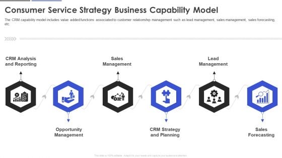 Consumer Service Strategy Business Capability Model Sample PDF