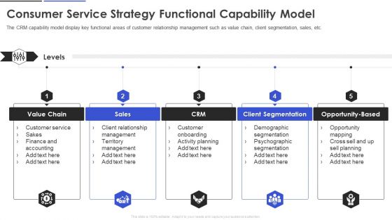 Consumer Service Strategy Functional Capability Model Ideas PDF