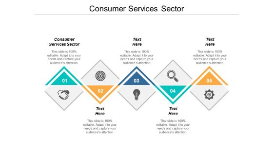 Consumer Services Sector Ppt PowerPoint Presentation File Graphics Template Cpb