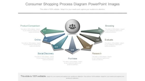 Consumer Shopping Process Diagram Powerpoint Images