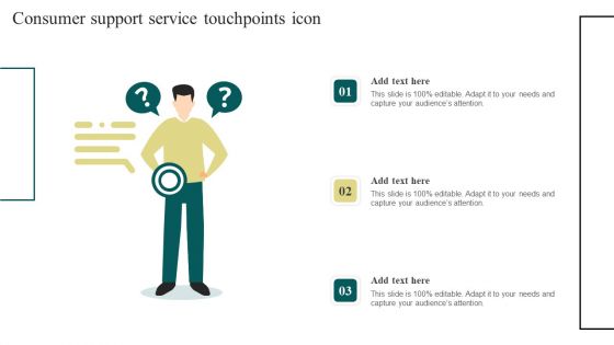 Consumer Support Service Touchpoints Icon Download PDF