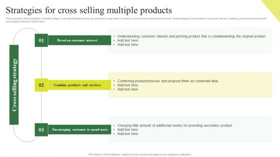 Consumption Based Pricing Model Strategies For Cross Selling Multiple Products Brochure PDF