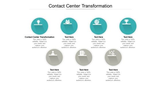 Contact Center Transformation Ppt PowerPoint Presentation Layouts Cpb Pdf