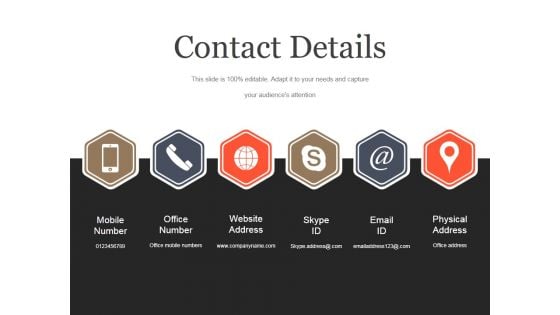 Contact Details Ppt PowerPoint Presentation Model