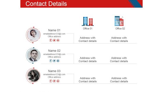 Contact Details Ppt PowerPoint Presentation Show Maker