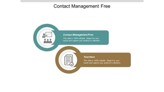 Contact Management Free Ppt PowerPoint Presentation Layouts Layouts