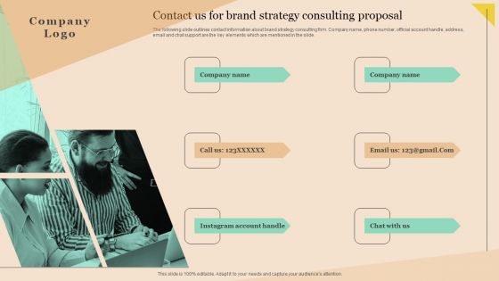 Contact Us For Brand Strategy Consulting Proposal Ppt PowerPoint Presentation File Layout Ideas PDF