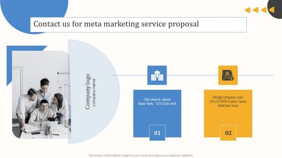Contact Us For Meta Marketing Service Proposal Graphics PDF Contact Us For Meta Marketing Service Proposal Graphics PDF