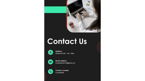 Contact Us Proposal For Cargo Inspection Software Package One Pager Sample Example Document Contact Us Proposal For Cargo Inspection Software Package One Pager Sample Example Document