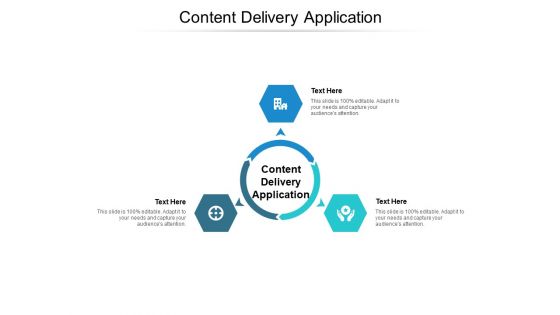 Content Delivery Application Ppt PowerPoint Presentation Ideas Graphics Tutorials Cpb